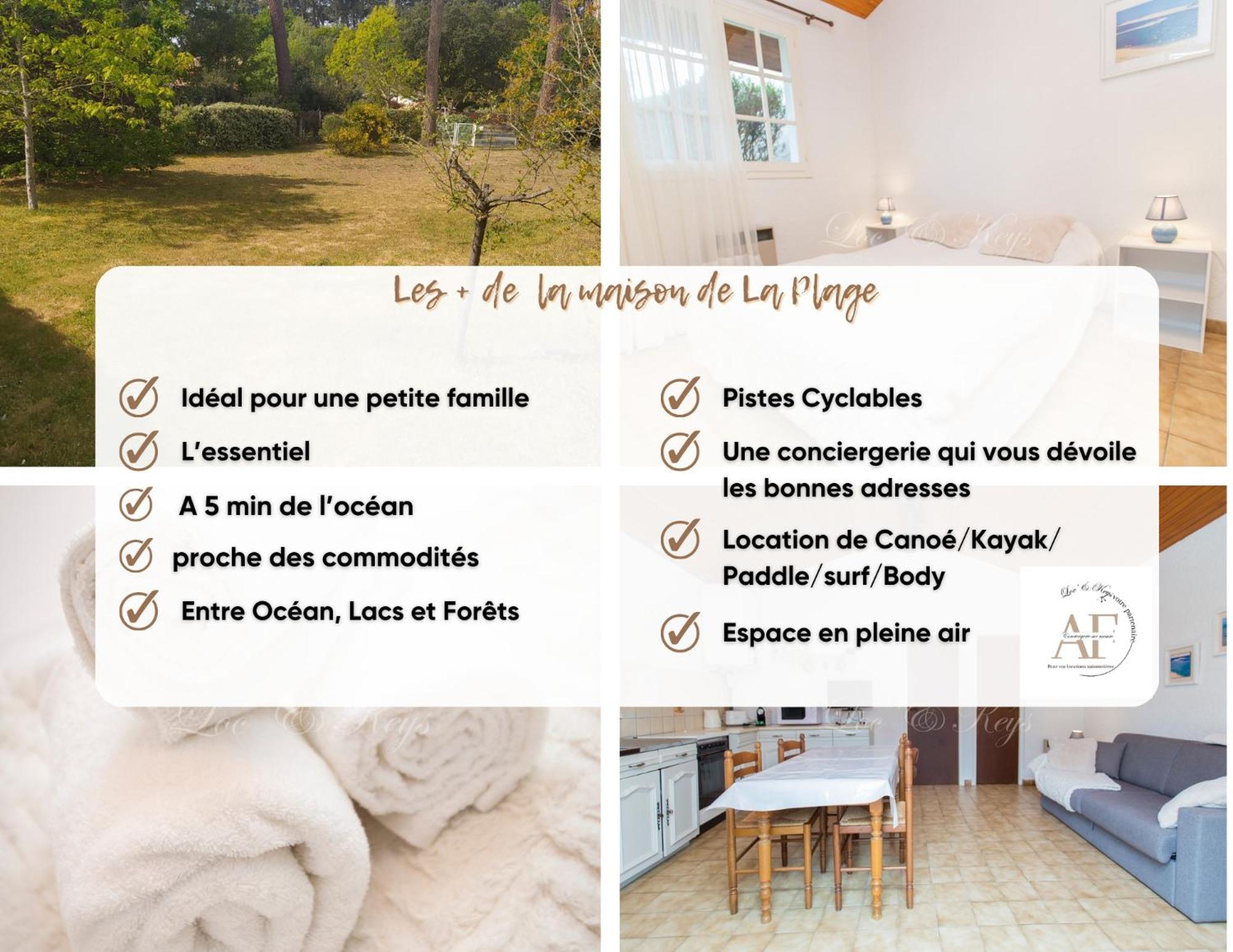 Petite Maison A Biscarrosse - Plage エクステリア 写真